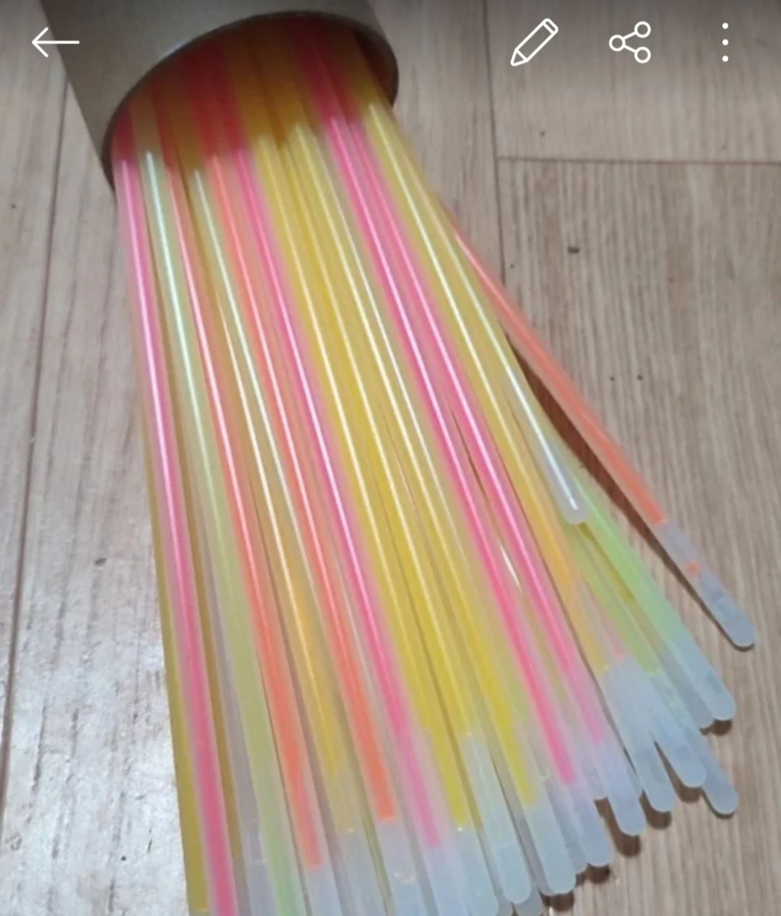 100 barritas luminosas